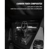 Real Carbon Fiber Shift Knob Cover Shell Trim, fit for BMW F30 F20 F22 F34 F32 F10 F07 X3 X4 X5 X6 1 2 3 4 5 X Series, Gear Shift Knob Head Frame