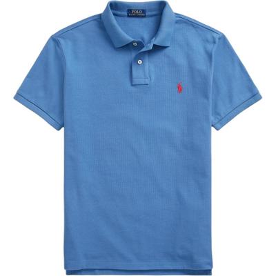 Polo Polo Uni Logo Coupe Slim Homme hauts Bleu MNPOKNI1N821166-420