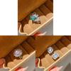 Geometric Zircon Oval Ring For Women Elegant Fashion Jewelry Gift