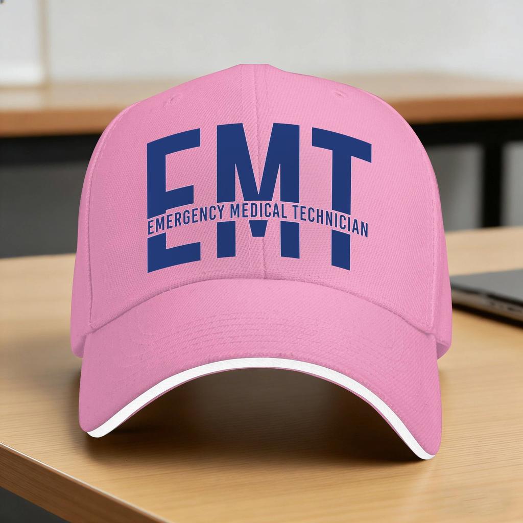 Emt Emergency Medical Casual Baseball Cap Summer  Trucker Hat Sun Visor Running Hippie Hip Hop Hats Unisex Men Baseball Caps