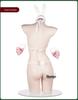 Fantasy Bunny Girl Cosplay Fluffy Bikini Pajama Set for Women