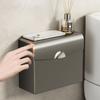 Gun Ash Toilet Tissue Box Shelf Toilet Waterproof Non-punching Toilet Paper Pumping Box Wall-mounted Toilet Carton