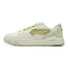 Li Ning Common 80s Wygodne Modne Wszechstronne Klasyczne Trwałe Antypoślizgowe Oddychające Buty Skate Niskie Damskie Trampki Off-White Zielone AGCV052-5