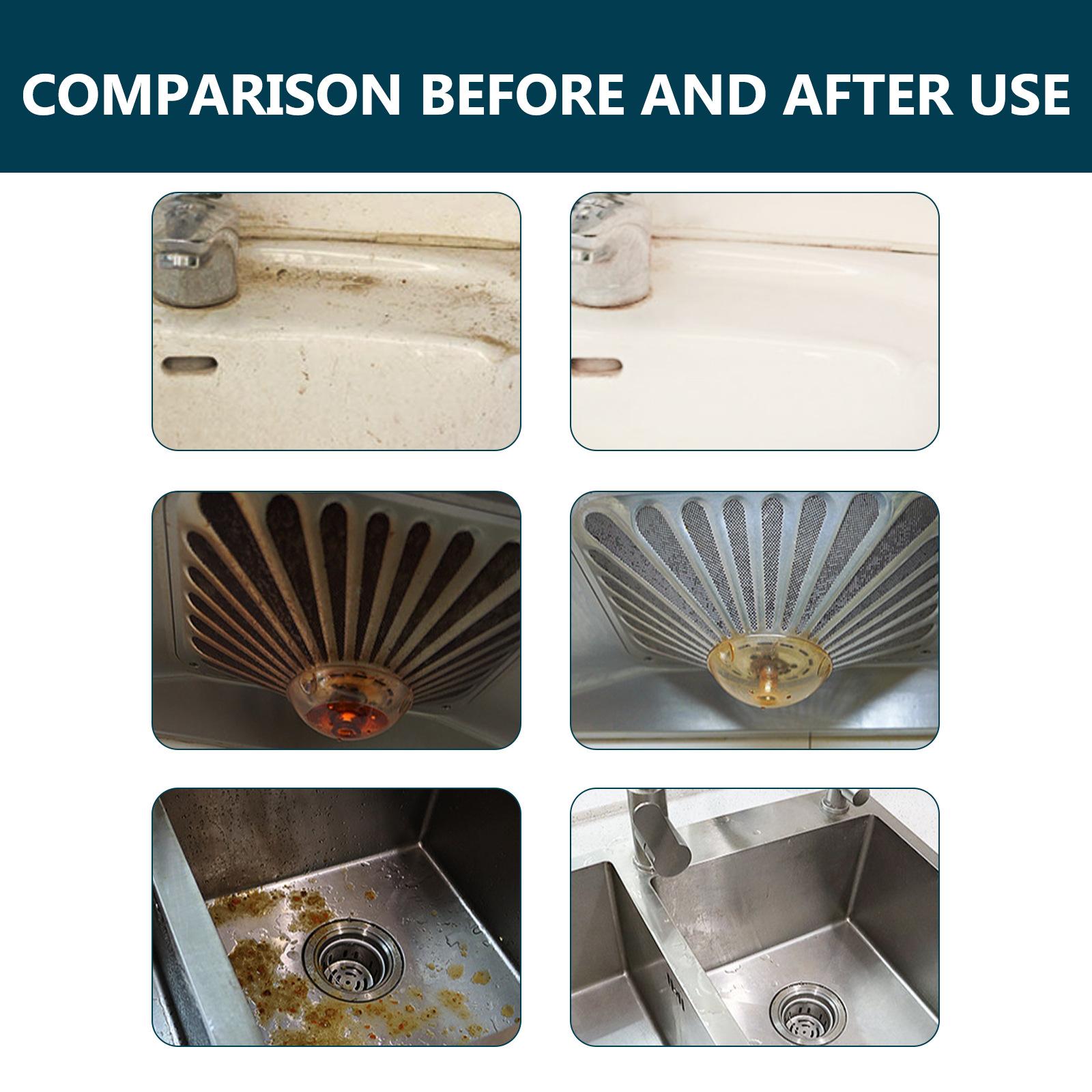 JUE-FISH Многоцелевой чистящий концентрат для кухни. Тяжелые масляные пятна. Вытяжка — фото 10