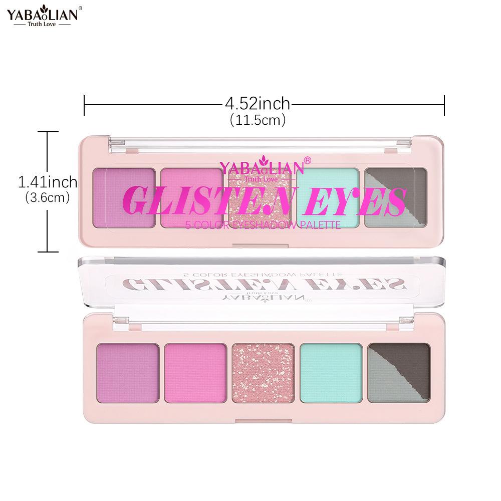 Eyeshadow Highlight Makeup Colorful Eyeshadow Slightly Glittering Matte Mist Glitter Eyeshadow