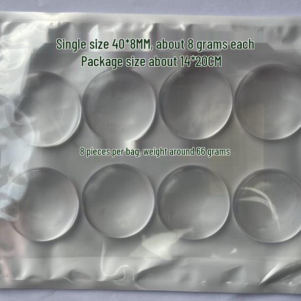 High-Transparency Anti-Collision Door Stopper & Silent Silicone Buffer Pad