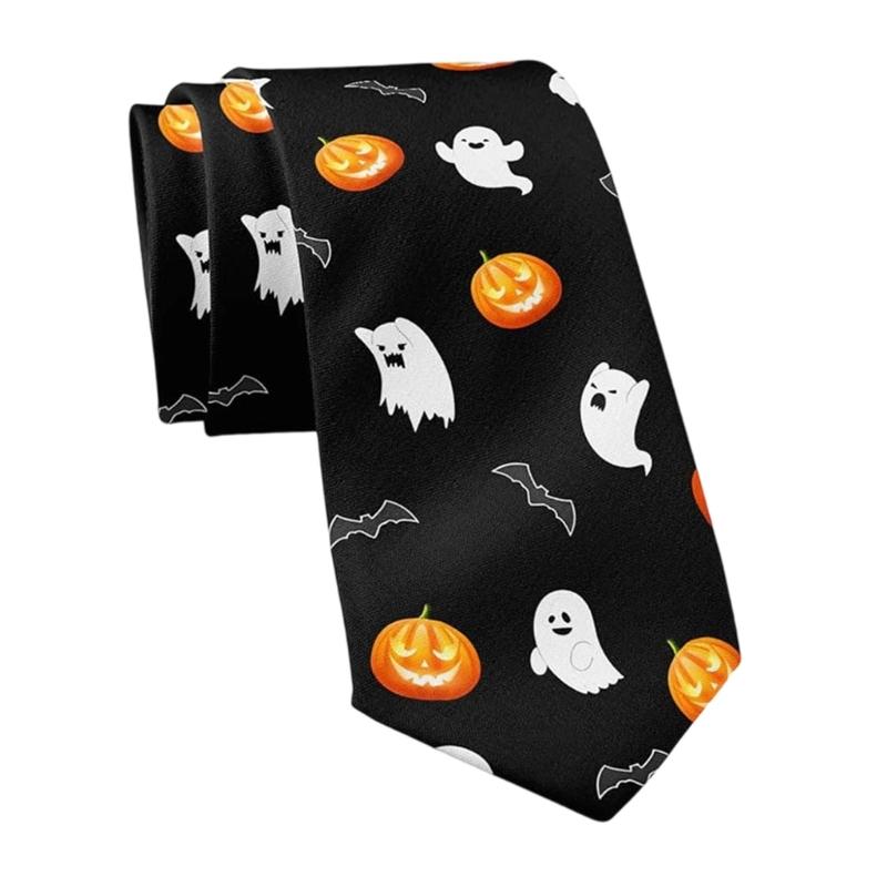 Reusable Natural Friendly Halloween Necktie Lightweight Comfortable Party Costume Styling For Adults