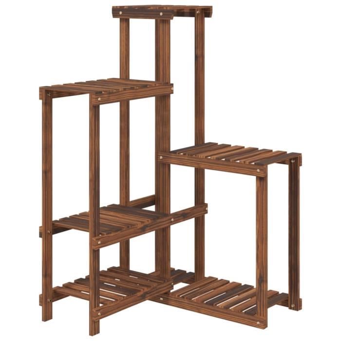 VidaXL Support à fleurs 62,5x61,5x101,5 cm bois massif de sapin 362883
