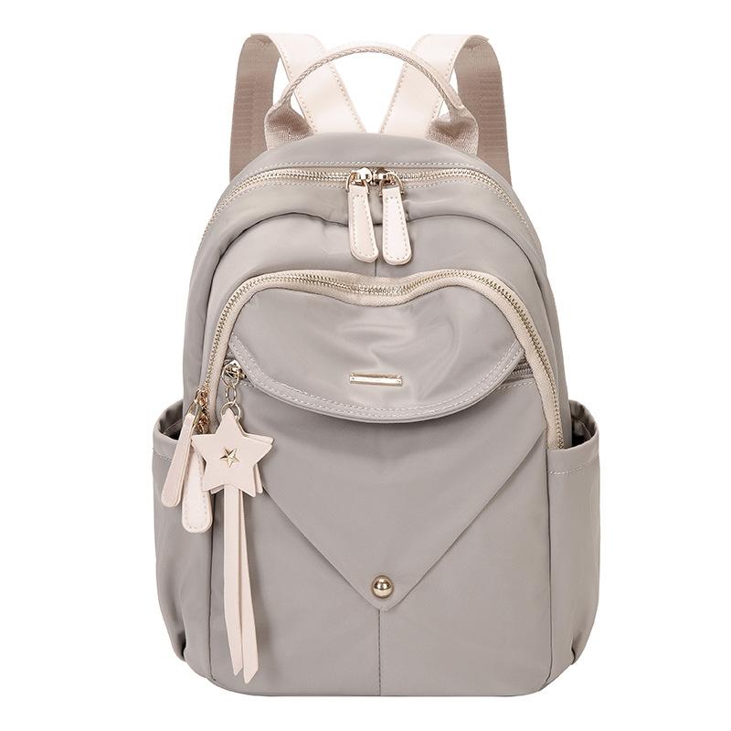 2026 New Korean Style Laptop Backpack Women Large Capacity Oxford Cloth Travel Daypack Minimalist Casual School Bag Trendy Designer