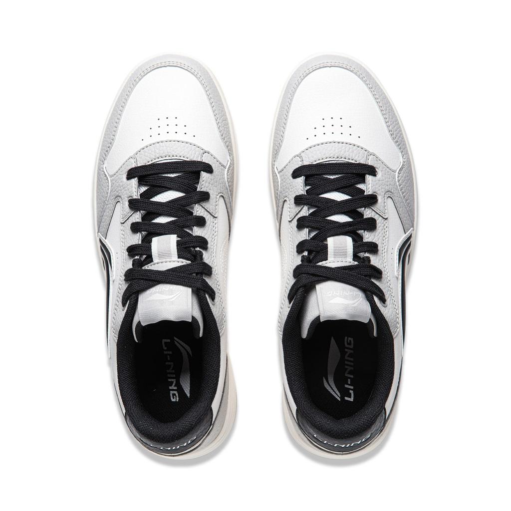Li Ning Tianji Soft Low top Skateboard Shoes Men's White Gray Black AGCU271-3