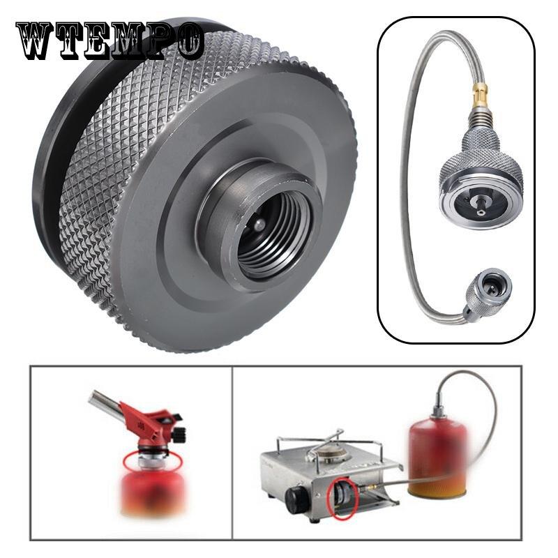 1pc Gas Bottle Adapter Gas Cartridge Camping Stove Nozzle Burner Converter