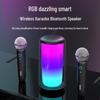 Soaiy Smart Portable Karaoke Speaker System with Wireless Microphones