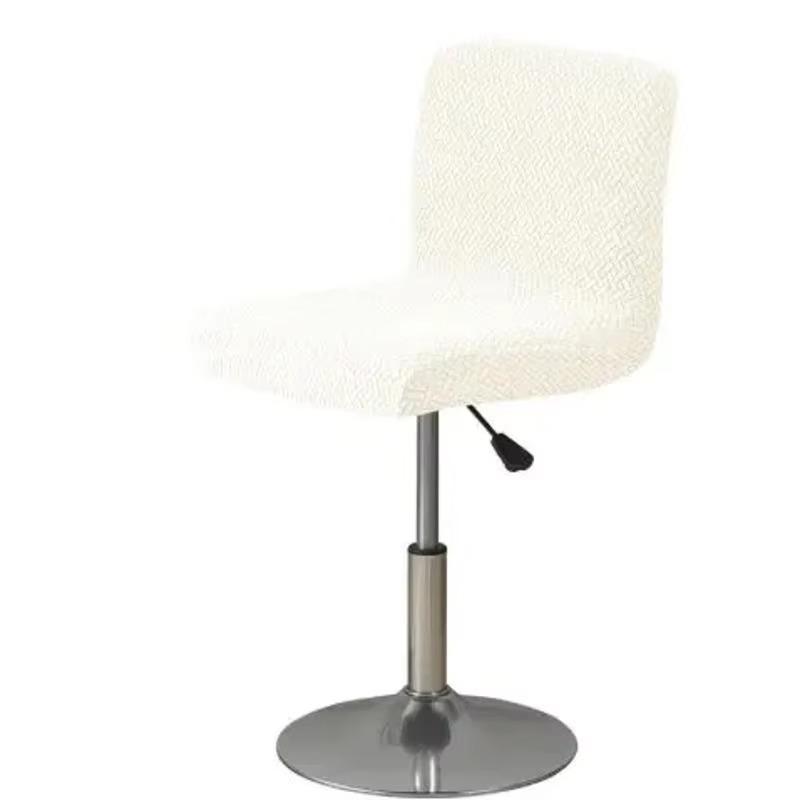 

Эластичный чехол для сиденья, однотонный защитный чехол для домашнего стула, бара, ресторана, отеля, банкета, гостиной, водонепроницаемые чехлы 18X17X3CM белый