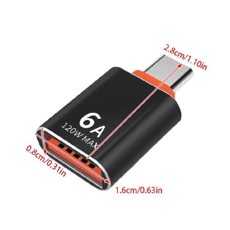 Heavy Duty OTG Adapter Type C To USB Converter For Highly Speed Data Transmission On Traveling Reliability Connectivitie