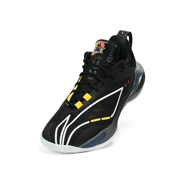 New LINING Basketball Shoes Men's Low top Black ABAU053-21