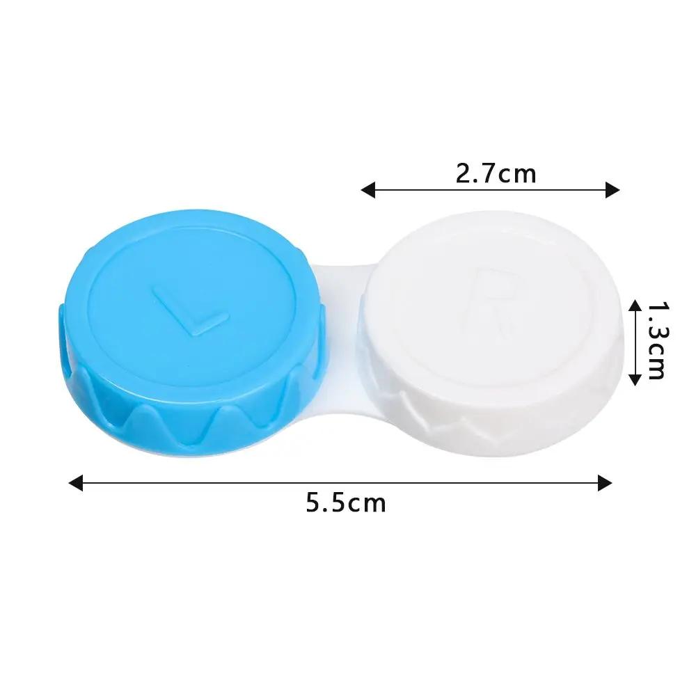 20 Stück Mode Mini Plastik Brillen Reise Brillenhalter Einweichbox Kontaktlinsenbehälter Bonbonfarbe