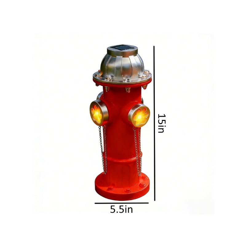 Lichtproduzierendes Zeichen Solare Feuerhydranten für Tierausbildung und Gartengestaltung