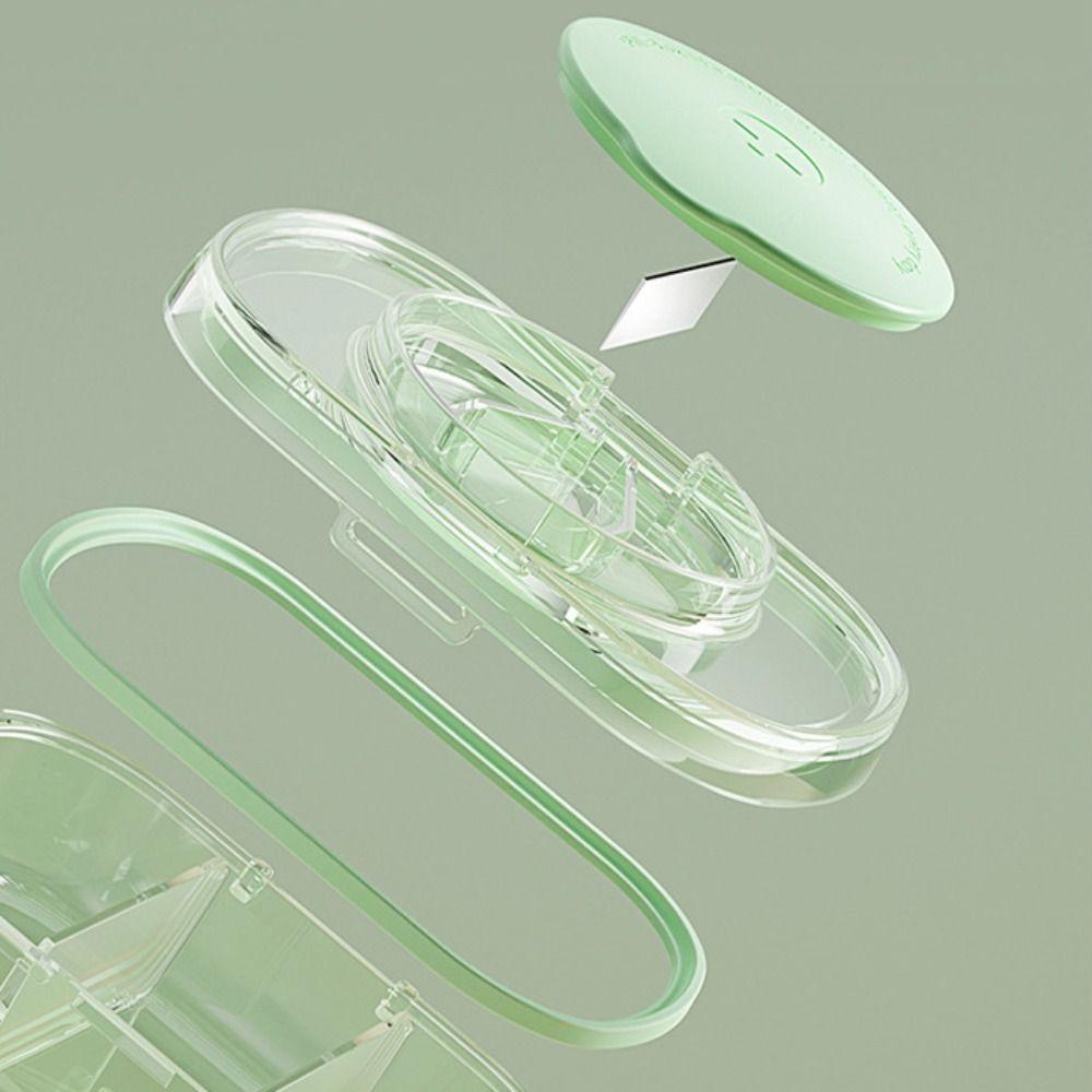 Medicine Storage 2 In 1 Tablet Divider Dispenser Carry-On Splitter Pill Separator  Women