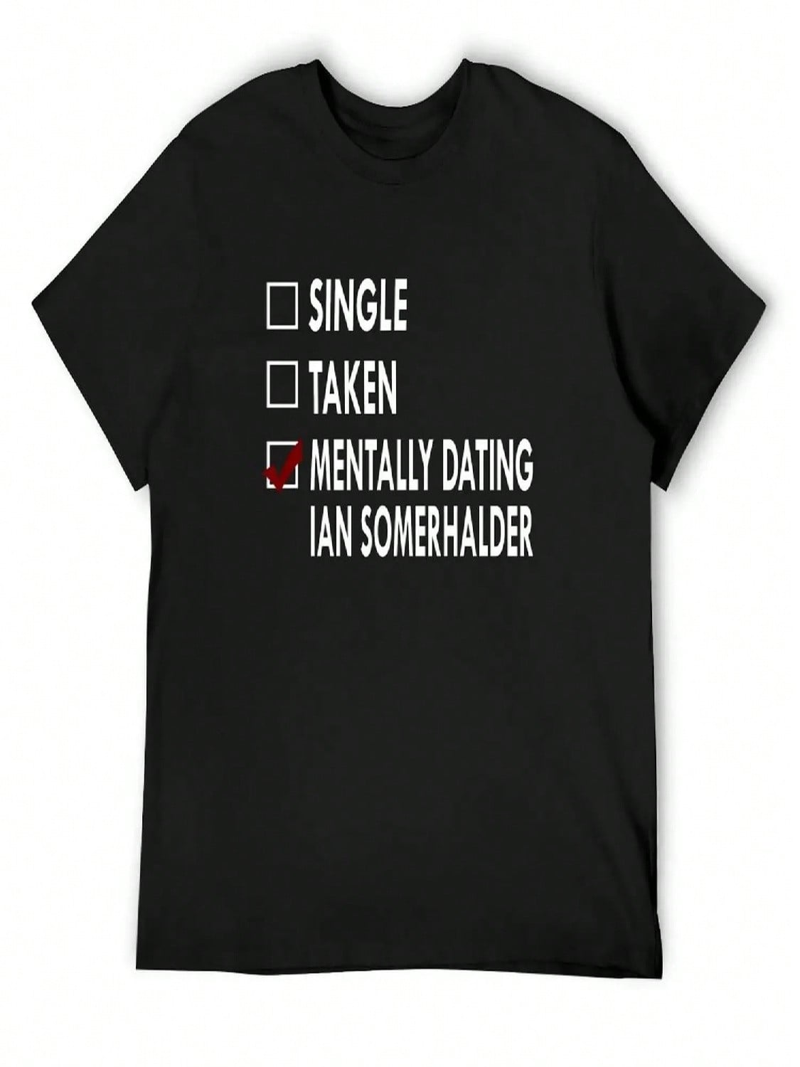 unisextally Dating Ian Somerhalder T-Shirt Heavyweights Boys Whites Funny T-Shirts Basketball Graphic Tees Designer T Shirt unisex S разноцветный