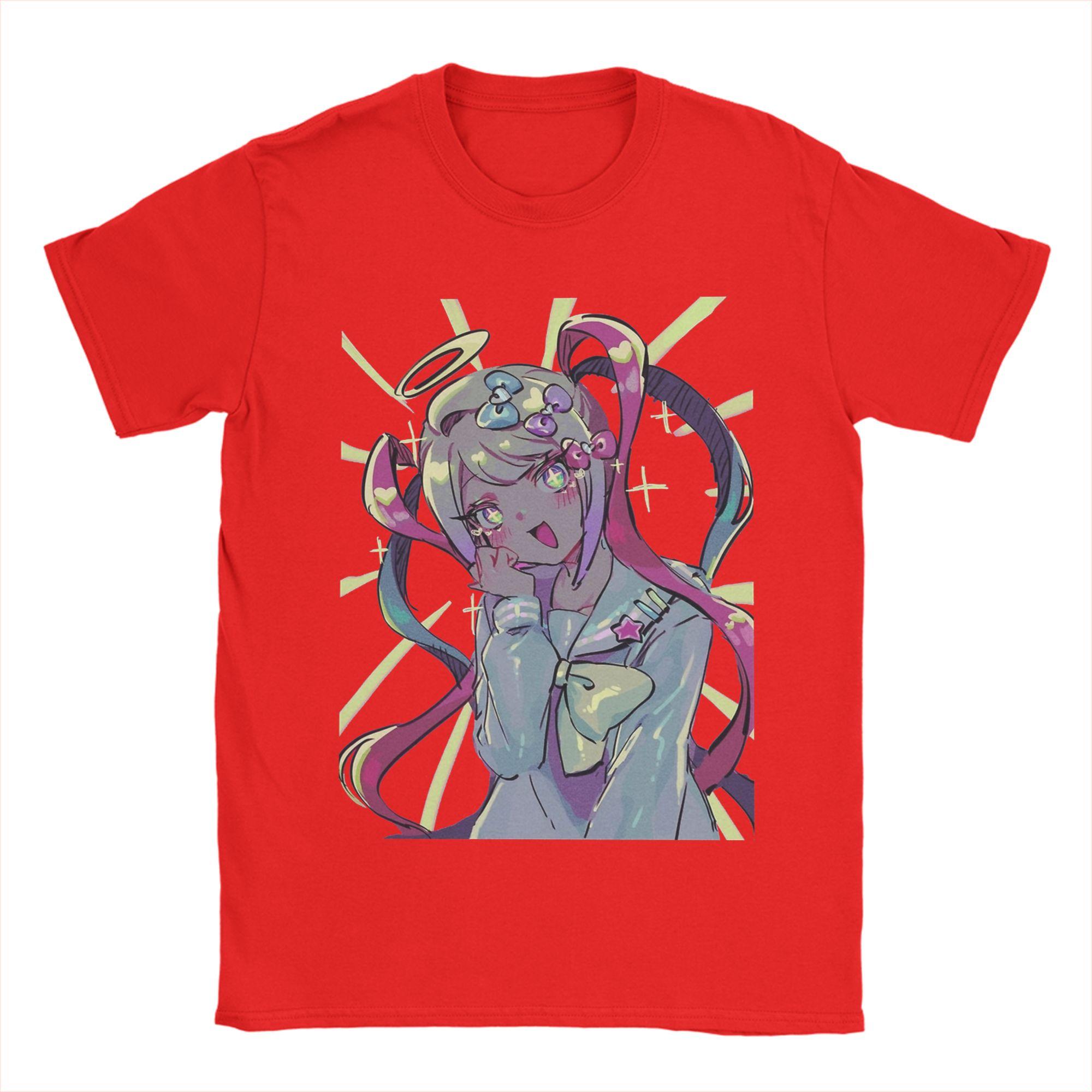 

Summer Kangel Needy Streamer Overload Hip Hop TShirts Pure Cotton Tee Shirt for Unisex Y2K Retro Pattern Short Sleeve Tees S