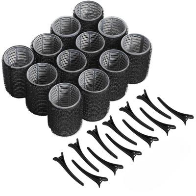 24PCS Heatless Curler with Clip - Self-Adhesive, No Heat Curling, Suitable for All Hair Lengths - Women's DIY Styling Tools