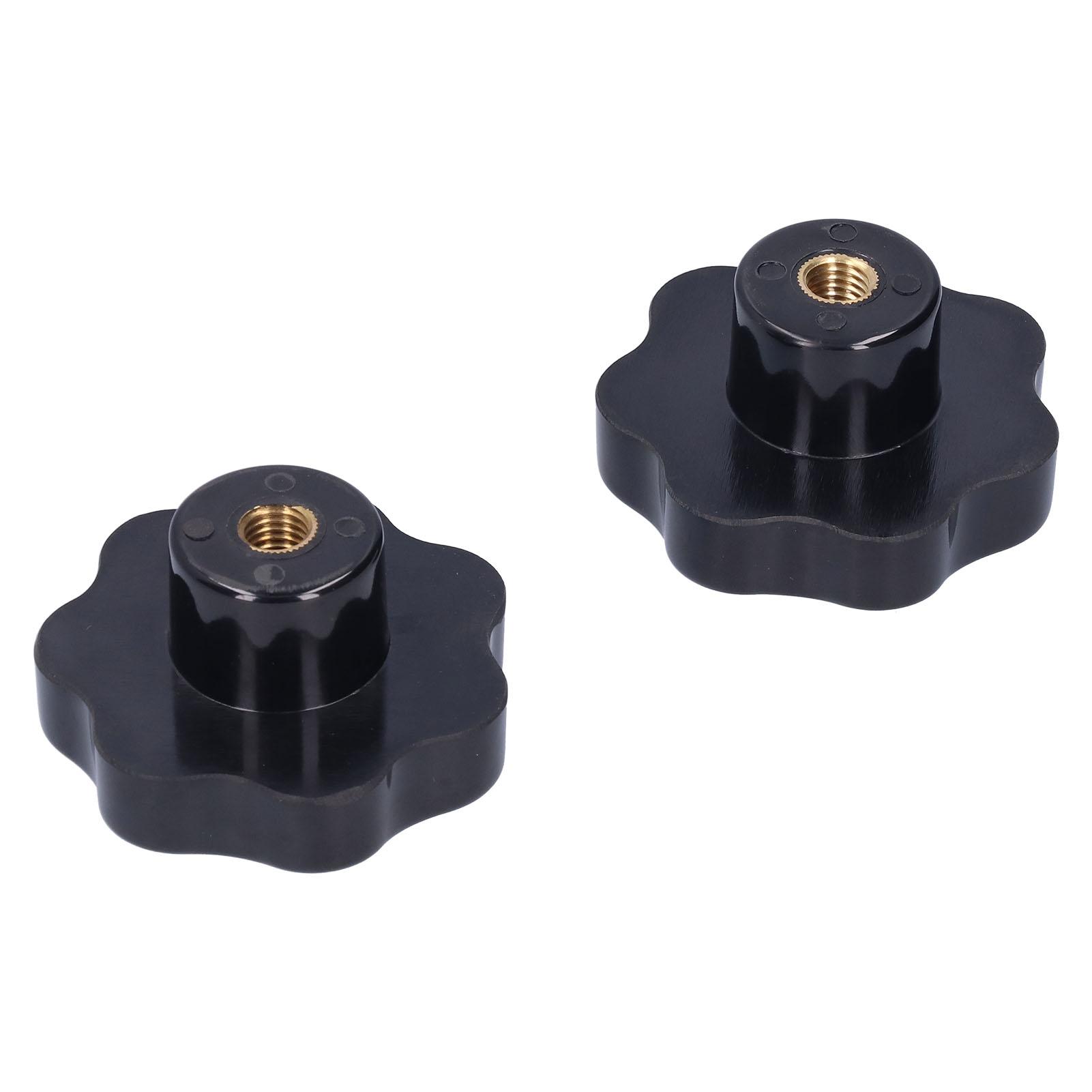 

2 шт. Ручка-зірка 7-зіркова затискна гайка Затискна ручка Аксесуари для верстатів M12 x 80