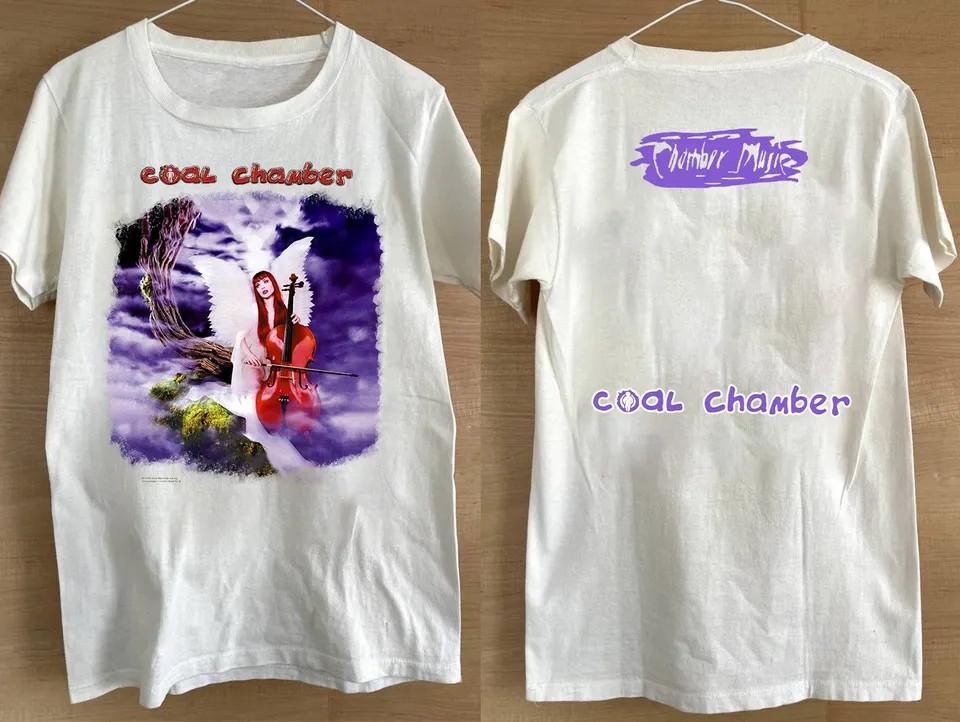 

1999 Coal Chamber - Chamber Music White Gift fans Unisex Shirt S-234XL ND321 Unisex T-Shirt L