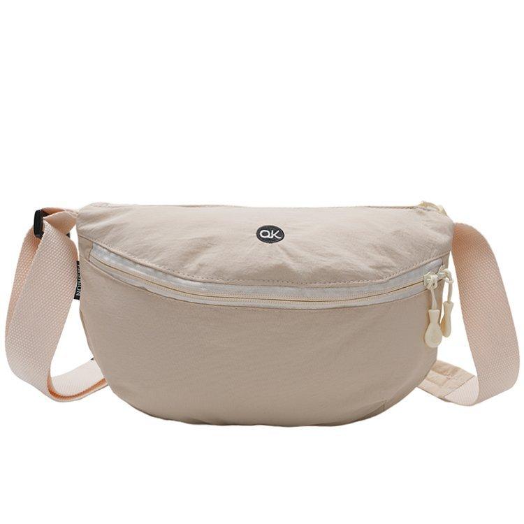 

Portable and simple dumpling bag fashionable new versatile sports cycling breast bag daily commute shoulder messenger bag
