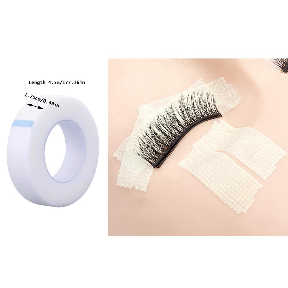 10 Rolls Lash Clusters Tape Lash Extension Tape Eyelash Clusters Adhesive Tapes for Eyelash Extensions Application Faux Mink Lash Clusters Lashes
