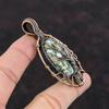 Tree Of Life Copper Larimar Pendant Copper Wire Wrapped Jewelry Handmade Pendant High Quality Gemstone Jewelry Copper Wire Wrapped Pendants
