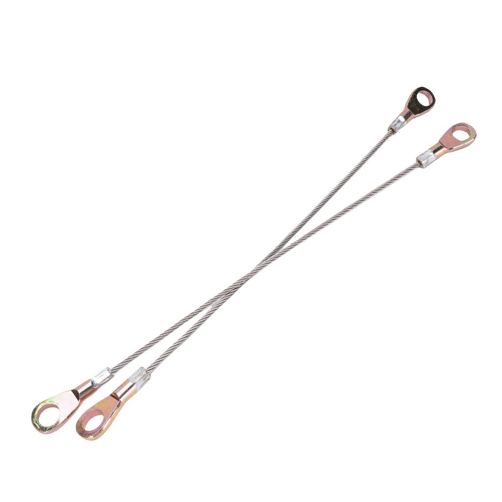 2Pcs 10.6in Tailgate Cable Hook Stainless Steel Wire Automotive Tailgate Cable Replacement for Mule 3000 3010 3020