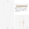 LEGAN Open Heart Necklace Diamond 0.07ct K18 Pink Gold Anniversary Birthday Gift for Women Japan Store