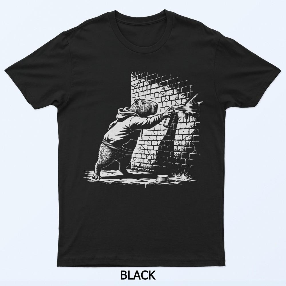 Wombat Spray Painting Graffiti T-Shirt