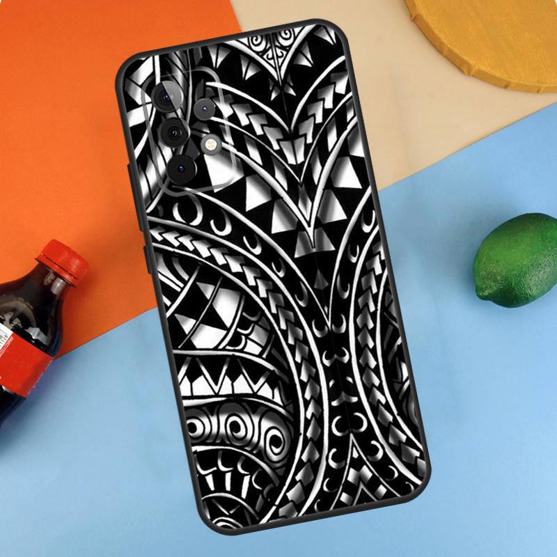 Maori Samoan Polynesian Tribal Case For Samsung Galaxy A36 A56 A26 A16 A06 A54 A34 A14 A12 A22 A32 A52 A13 A53 A15 A35 A55