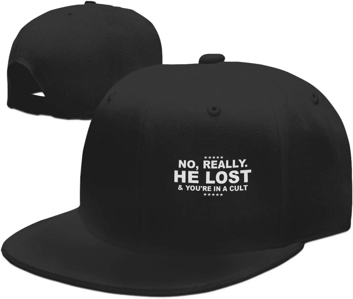 

You re in A Cult Hat Black Flat Brim Trucker Hats Adjustable Trendy Baseball Cap Adjustable