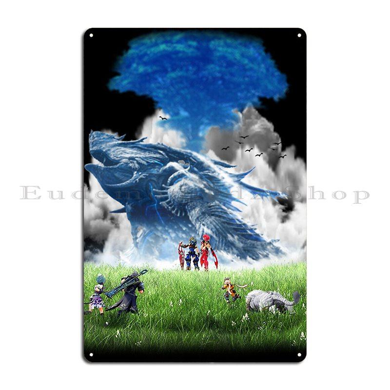 

Xenoblade chronicles X Metal Plaque Cinema Wall Decor Wall Decor Mural Tin Sign Poster 20x30cm