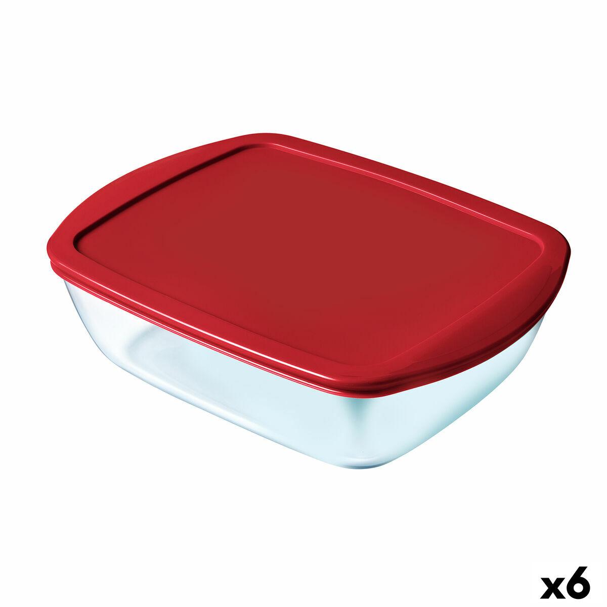 

Pyrex Cook & store герметичный ланч-бокс Красное стекло (400 мл) (6 единиц)