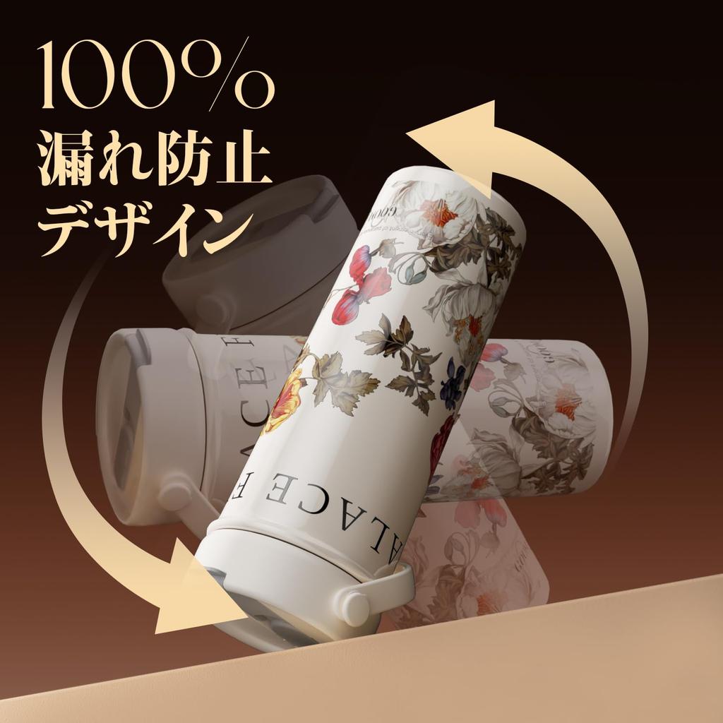 GOOM 600ml Láhev na vodu z nerezové oceli 316 s víčkem, Izolovaný termohrnek, Vakuově izolovaný, Nepropustný, Vícevrstvá konstrukce, s víčkem, popruhem,