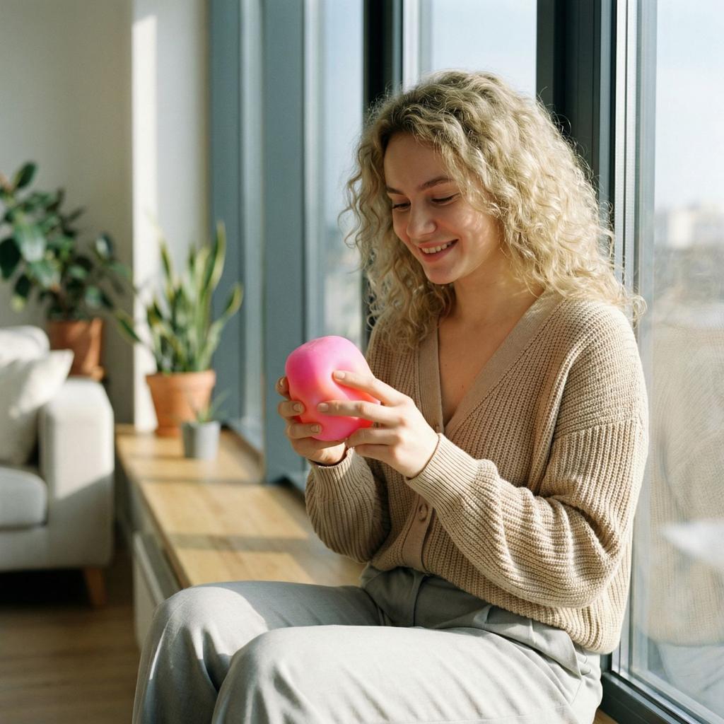 Color-changing Dough Cylinder Toy, A Tactile Toy Containing A Soft Dough Filling - It Changes Color In Sunlight (color Random).
