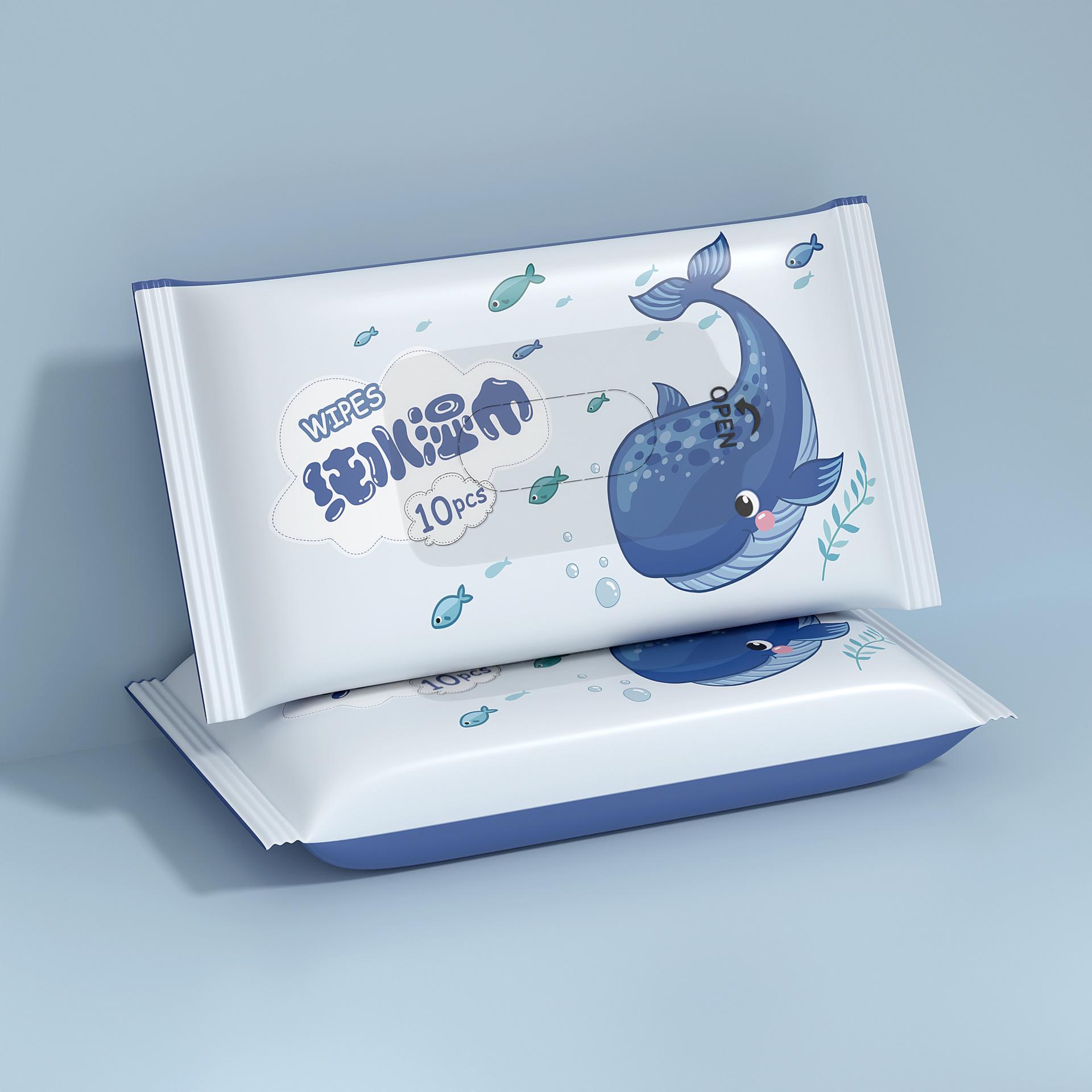 

Большая упаковка детских салфеток для новорожденных - для рук и рта, портативные детские влажные салфетки