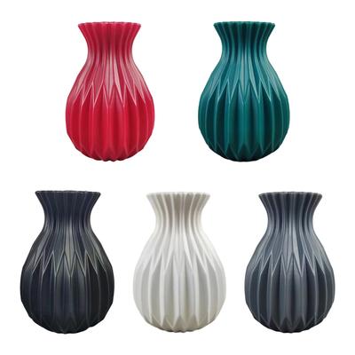 Colorful Plastic Vases for Mini Flower Arrangements and Desk Use