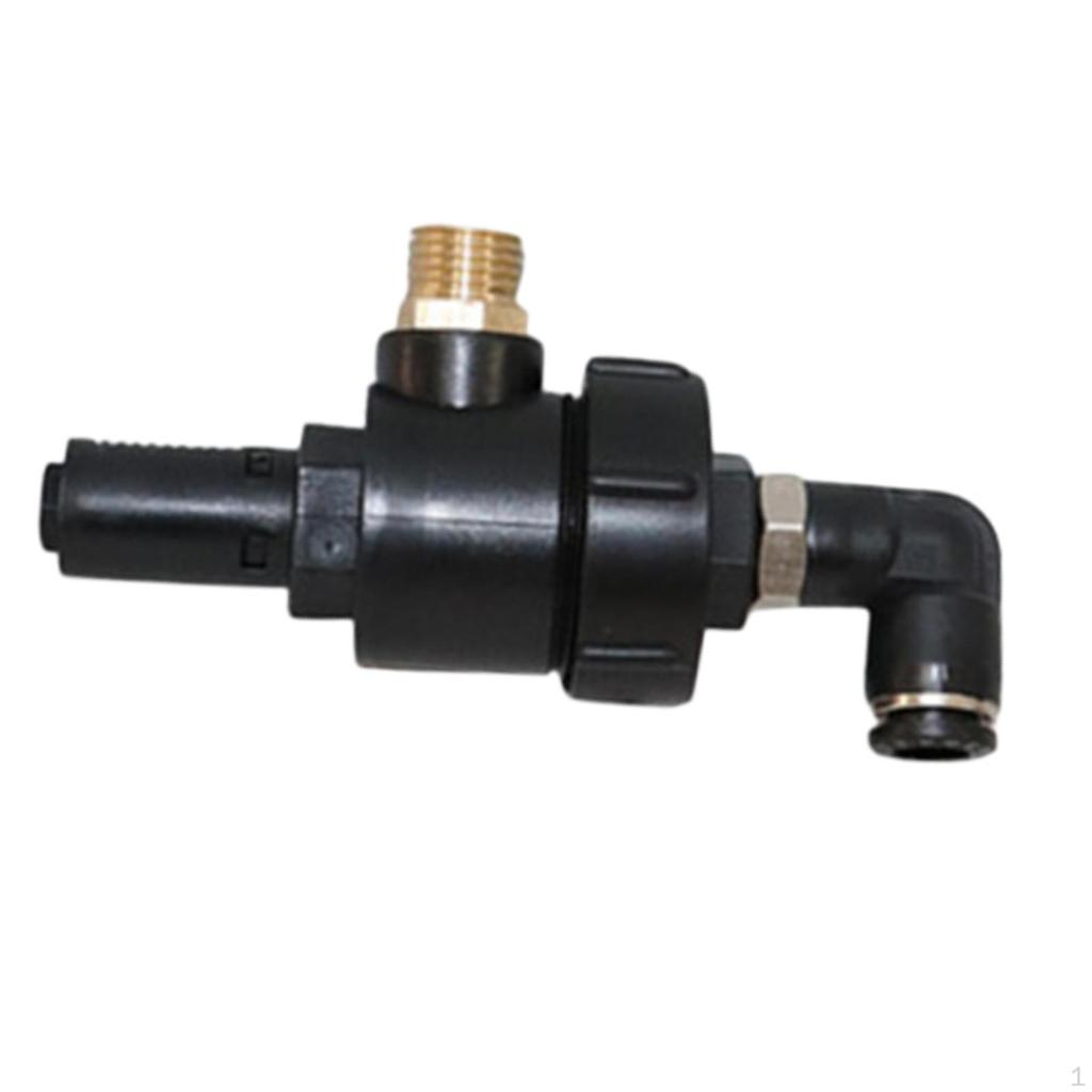 Schnellentlüftungsventil Schwarz Einfache Installation Pneumatische Luftstromregelung