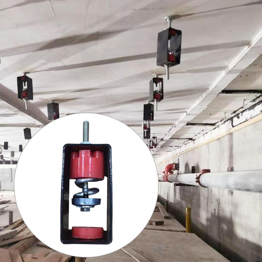 Spring Vibration Dampener Damping Hangers Mounting Bracket Shock Absorber for Home