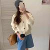 Autumn and Winter New Casual Retro Lazy Knitted Cardigan Women's Design Sense Gentle Soft Waxy Sweater Jacket Top