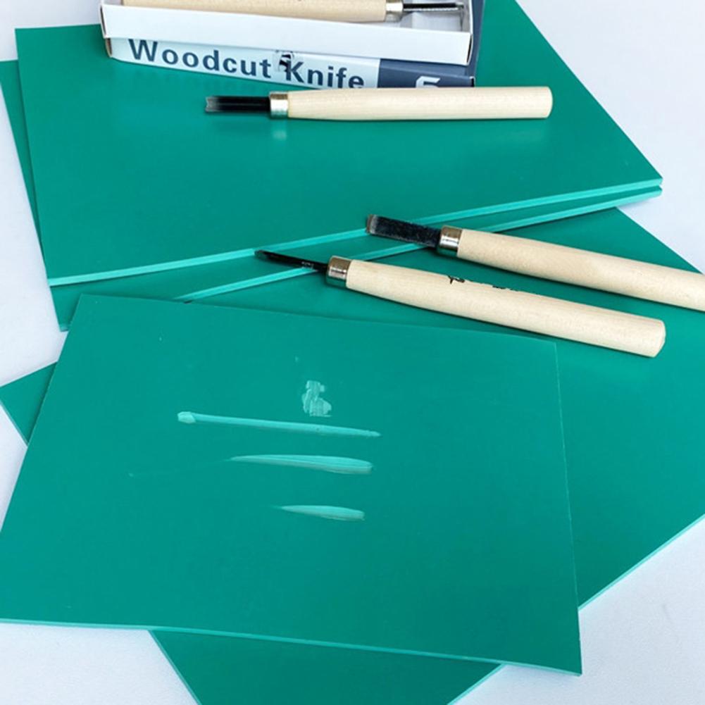 Engraving Rubber Block Printing Plate Printmaking Seal