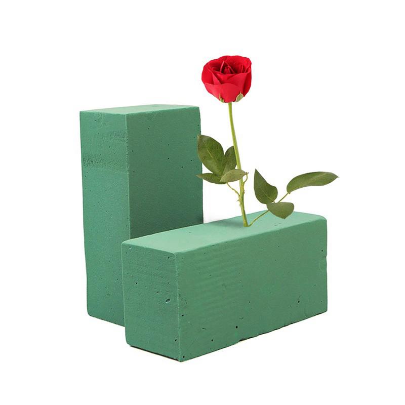 Mattonella di Spugna Floreale Fai da Te Blocco di Polistirolo Verde Fango per Confezionamento Fiori Disposizione Fiori Fango Artificiale per Composizioni Floreali