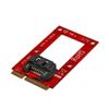 MSATA auf SATA Adapter - STARTECH - MSAT2SAT3 - 6 Gbit/s - Rot - Intern