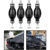 Rubber Aluminum Manual Fuel Pump Hand Primer Oil Petrol Diesel Liquid Transfer Pump 6mm/8mm/10mm/12mm for Car Boat Marine Auto