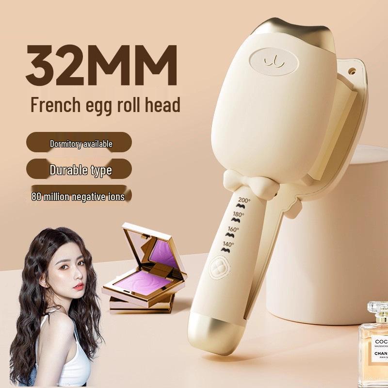 32mm Cat Paw Ionic Curling & Straightening Tool with Fast Heating Lotus Purple