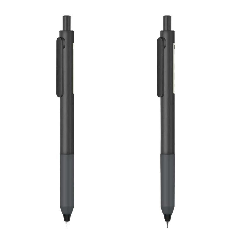 New 0.5Mm Gel Pen Set Retractable Press Bullet Signature Ballpoint Pens Black For School Office Writing Promotion Pen Stationer